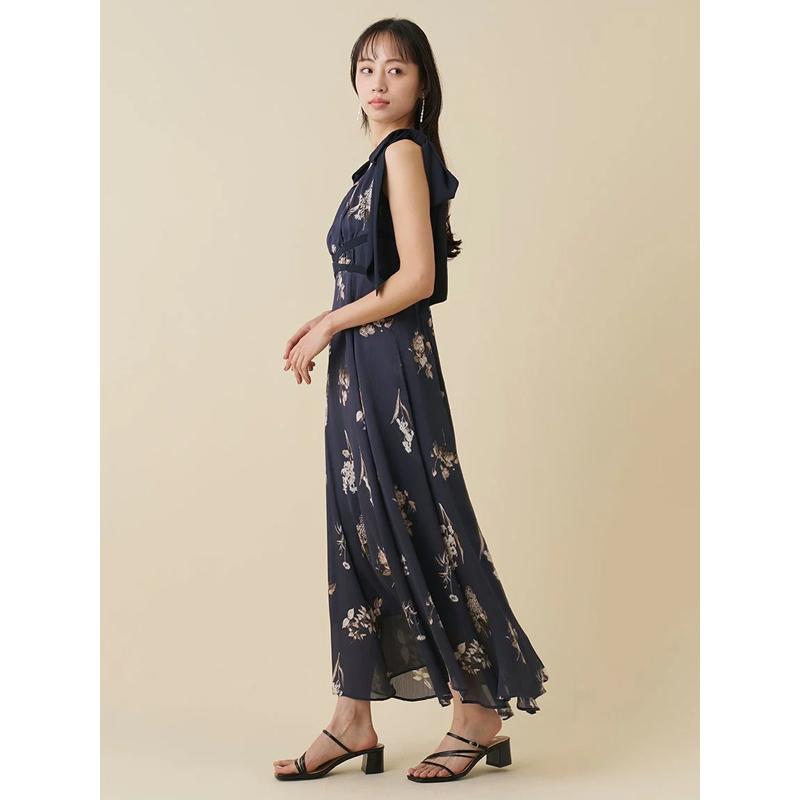 SNIDEL フラワープリントノースリーブドレス SNIDEL（スナイデル） 【SOLD OUT】＼期間限定10%OFF／SNIDEL