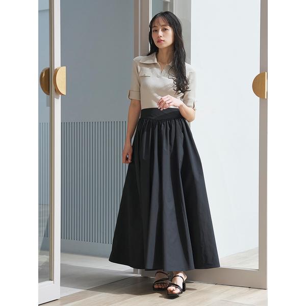 ＼期間限定10%OFF／即日発送/SNIDEL スナイデル  スキッパーニットドッキングワンピース SWNO262066  2026春夏の画像