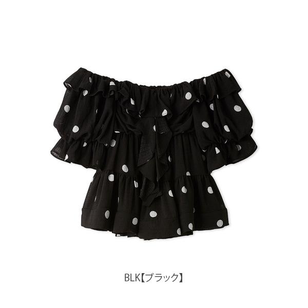 ＼期間限定10%OFF／即日発送/SNIDEL スナイデル  オフショルボリュームフリルブラウス SWFB262017  2026春夏の画像