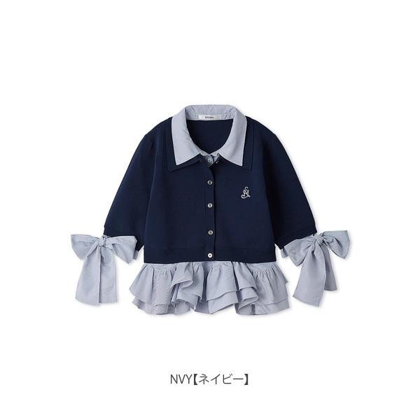 snidel新品タグ付　シャツレイヤードニットチュニック　ネイビー SNIDEL（スナイデル） ＼期間限定12%OFF／即日発送(火曜除く)/SNIDEL