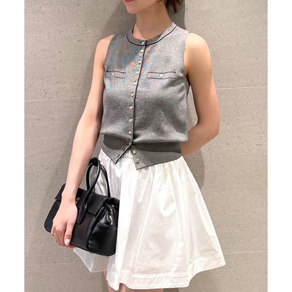 SNIDEL（スナイデル） ＼SALE30%OFF／即日発送/SNIDEL ニットジレプル
