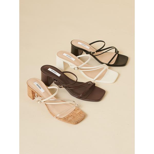 【なの】SNIDEL ダブルストラップミュール SNIDEL（スナイデル） ＼期間限定12%OFF／即日発送/SNIDEL ストラップ