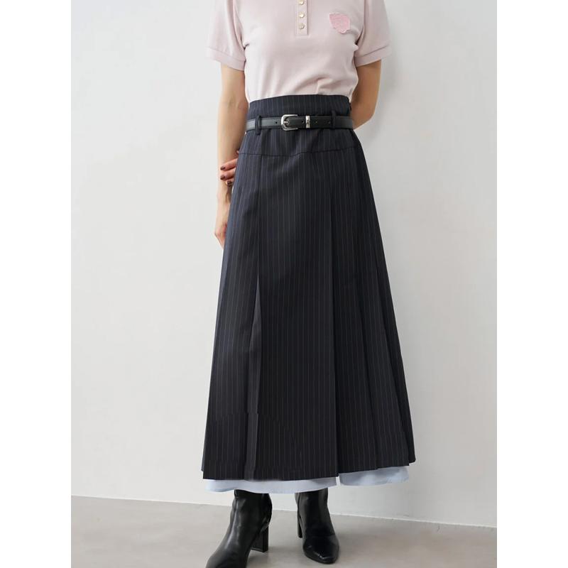 ＼期間限定10%OFF／即日発送(火曜以外)/SNIDEL スナイデル デザインプリーツスカート SWFS264094 2026秋冬 キャンセル返品不可 | SNIDEL | 04