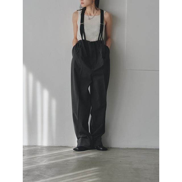 ＼SALE20%OFF／即日発送/TODAYFUL トゥデイフル Suspenders Highwaist Pants 12320711  サスペンダーハイウエストパンツ 2023秋冬 キャンセル返品不可