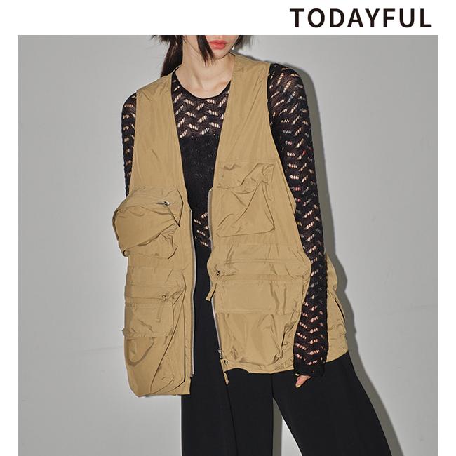 SOLD OUT】TODAYFUL トゥデイフル /Nylon Pocket Vest 12410104 