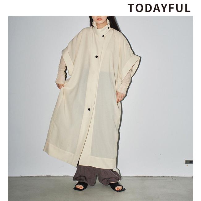 SALE50%OFF／即日発送/TODAYFUL トゥデイフル /Halfsleeve Cocoon Coat 