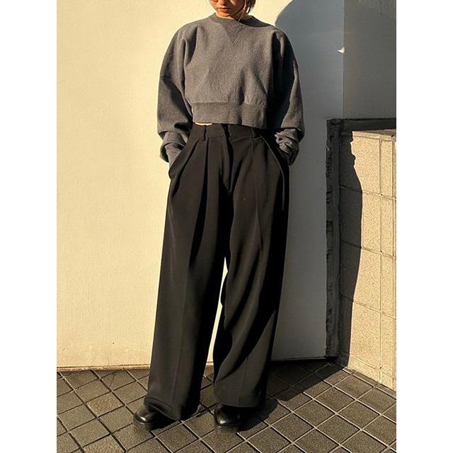 予約商品/TODAYFUL トゥデイフル Doubletuck Twill Trousers 12310722 8月末〜9月末入荷予定  2024PreFall キャンセル返品不可｜real-co｜20