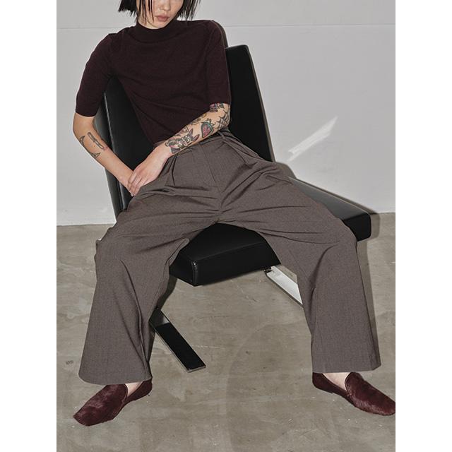 土日も即日発送/TODAYFUL トゥデイフル Doubletuck Smooth Trousers 