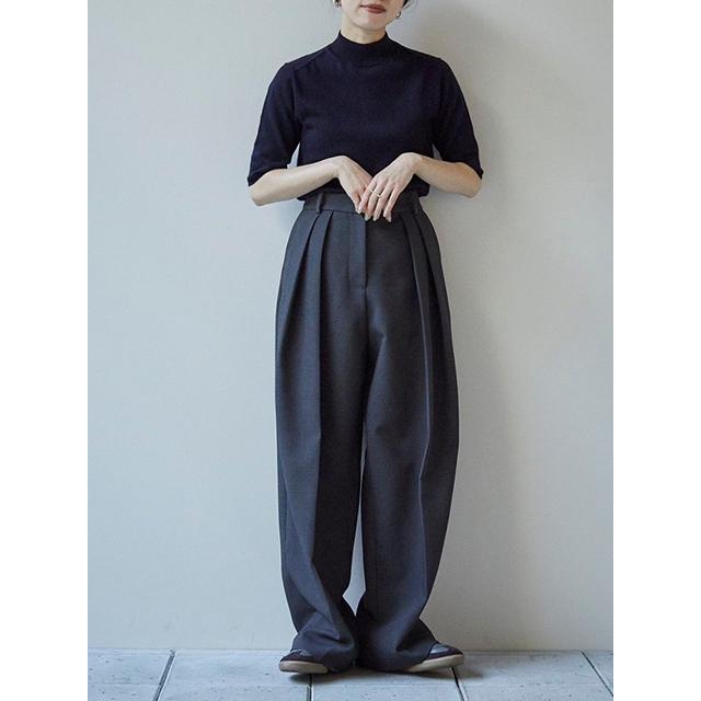 予約商品/TODAYFUL トゥデイフル Bonding Wide Trousers 12420710 9月末〜10月末入荷予定  2024秋 新作 キャンセル返品不可｜real-co｜16