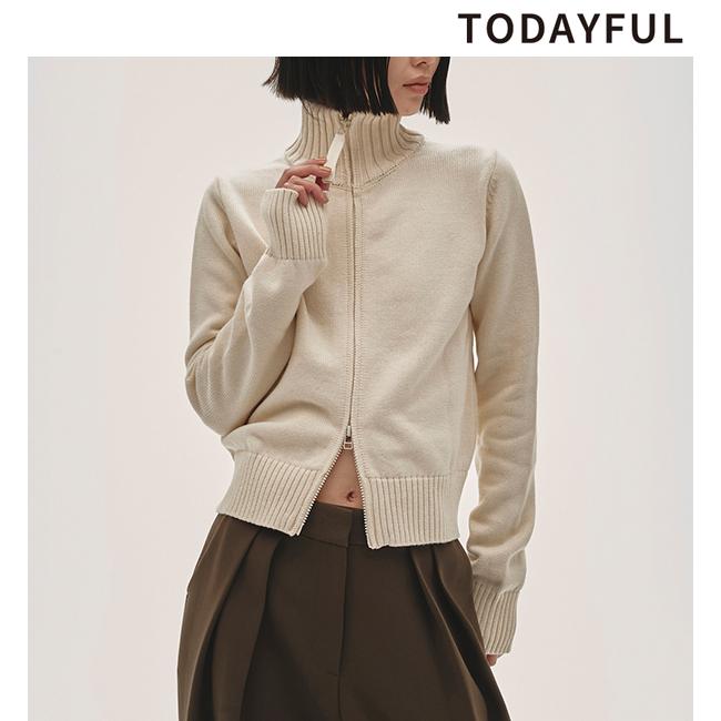 todayful Compact Zip Knit 新品未使用 TODAYFUL ＼SALE20%OFF／即日発送/TODAYFUL トゥデイフル Compact Zip