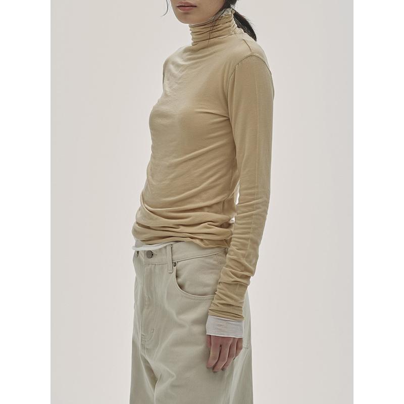カットソー(長袖/七分) todayful Marble Turtle Tops TODAYFUL 即日発送/TODAYFUL トゥデイフル Powdery Turtle Tops