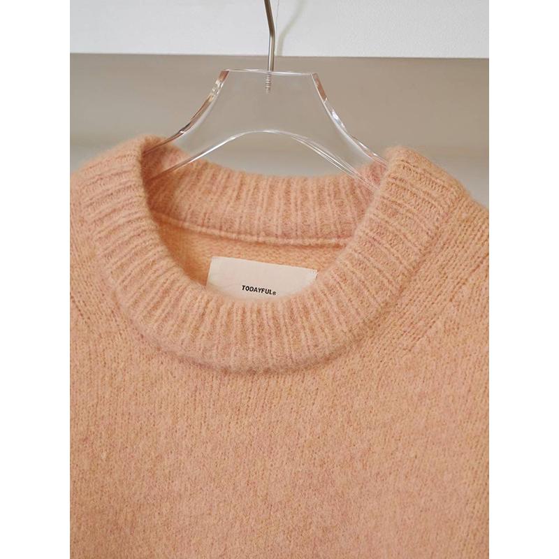 【限定SALE】TODAYFUL Brushed Over Knit ピンク SALE30%OFF】TODAYFUL トゥデイフル Brushed Over Knit 12520532