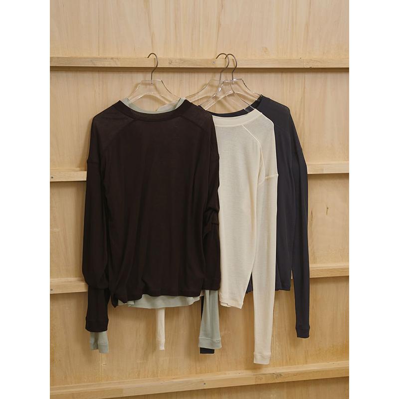 TODAYFUL 【SOLD OUT】TODAYFUL トゥデイフル Hightwist Gauze Long T