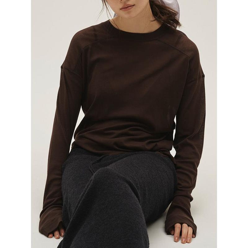 TODAYFUL 【SOLD OUT】TODAYFUL トゥデイフル Hightwist Gauze Long T
