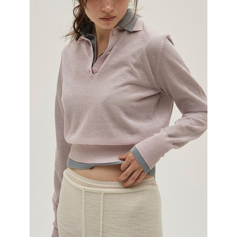 TODAYFUL 即日発送/TODAYFUL トゥデイフル Layered Polo Knit 12610508