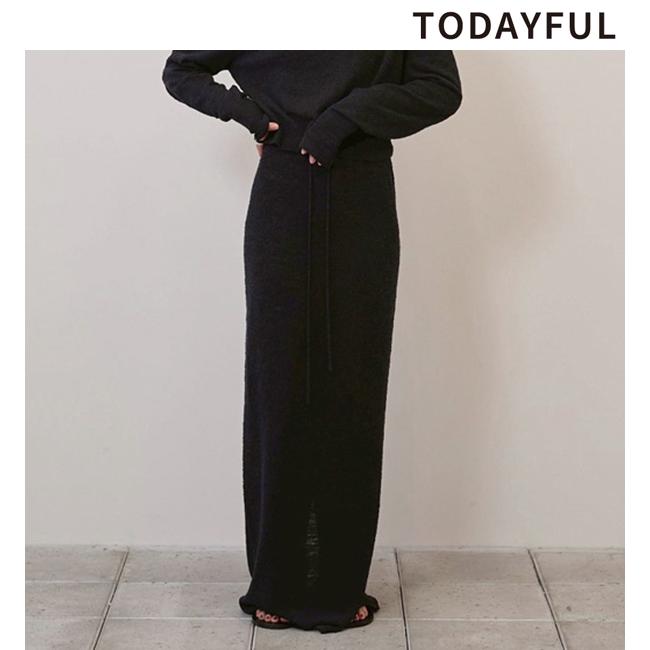 TODAYFUL 【SOLD OUT】TODAYFUL トゥデイフル Miniboucle Knit Skirt