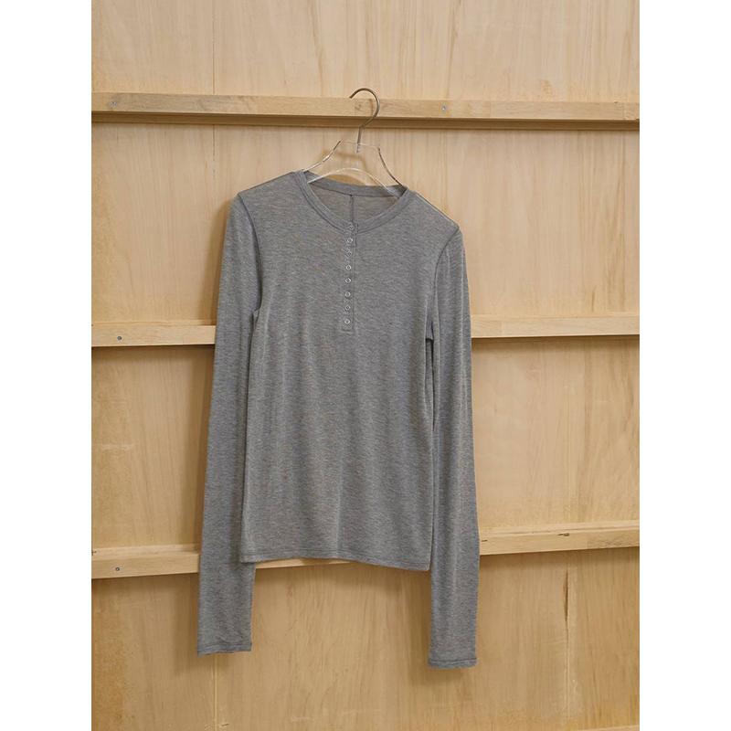 TODAYFUL 【SOLD OUT】TODAYFUL トゥデイフル Henleyneck Soft Tops
