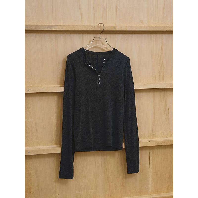 TODAYFUL トゥデイフル Henleyneck Soft Tops TODAYFUL/トゥデイフル】Henleyneck Soft Tops/ヘンリーソフトトップス