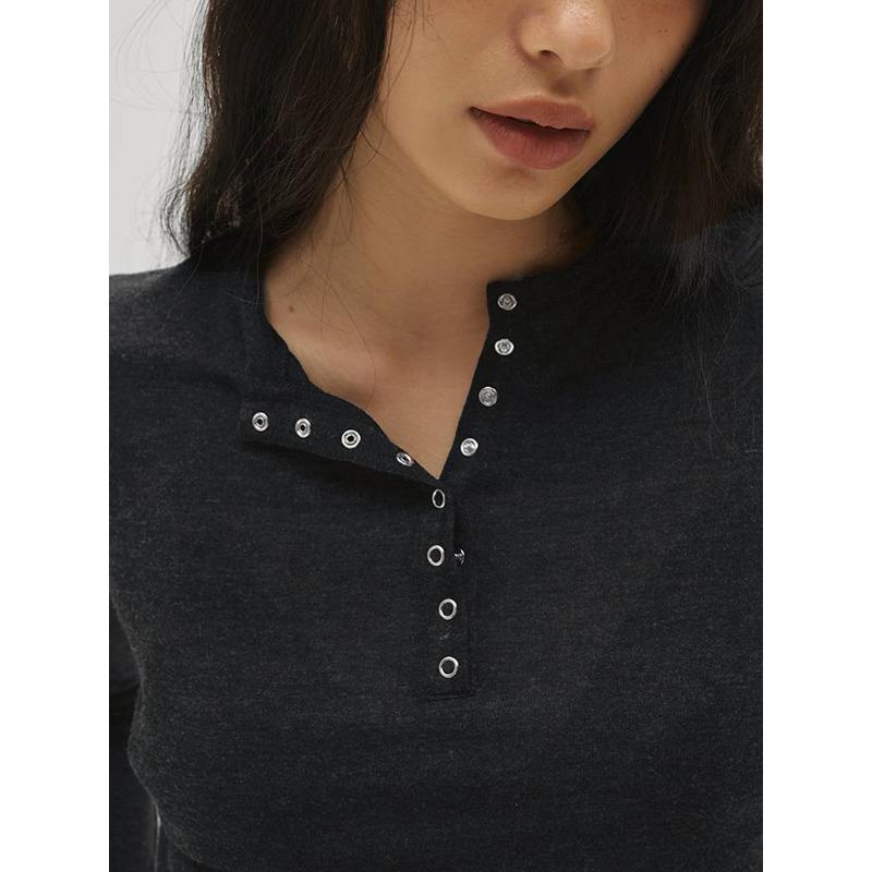 todayful／トップス TODAYFUL 【SOLD OUT】TODAYFUL トゥデイフル Henleyneck Soft Tops