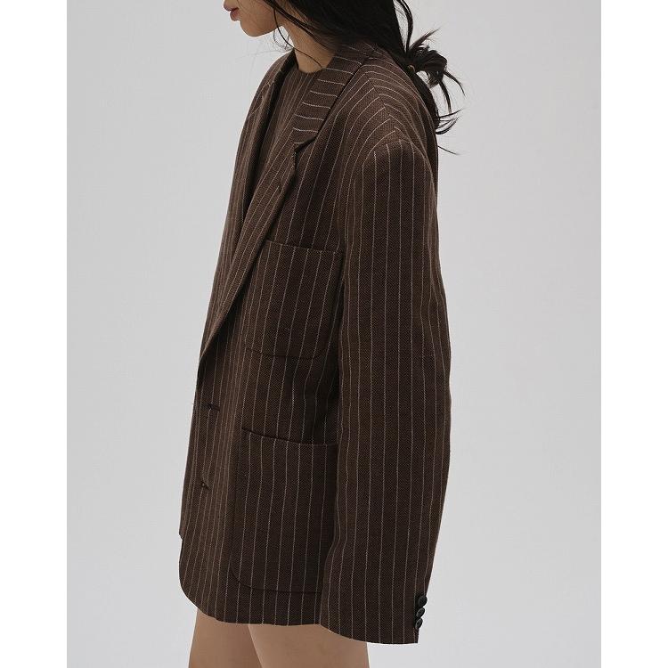 予約商品/TODAYFUL トゥデイフル Boyfriend Stripe Linen Jacket 12610108 3月中〜4月中入荷予定 26春夏 キャンセル返品不可