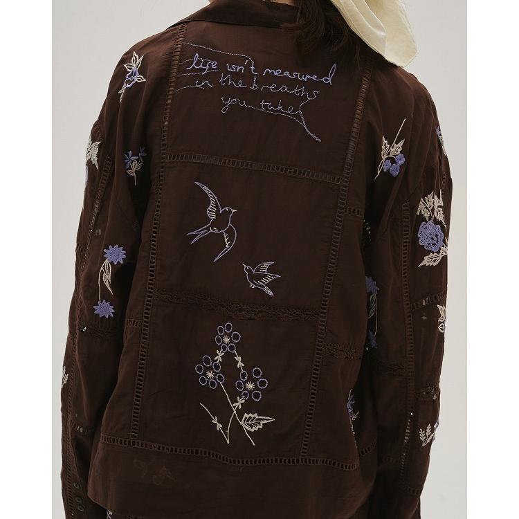 土日も即日発送/TODAYFUL トゥデイフル Embroidery Patchwork Shirts 12610428  2026春夏 キャンセル返品不可の画像