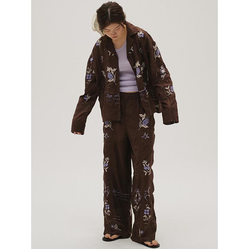 土日も即日発送/TODAYFUL トゥデイフル Embroidery Patchwork Shirts 12610428  2026春夏 キャンセル返品不可の画像