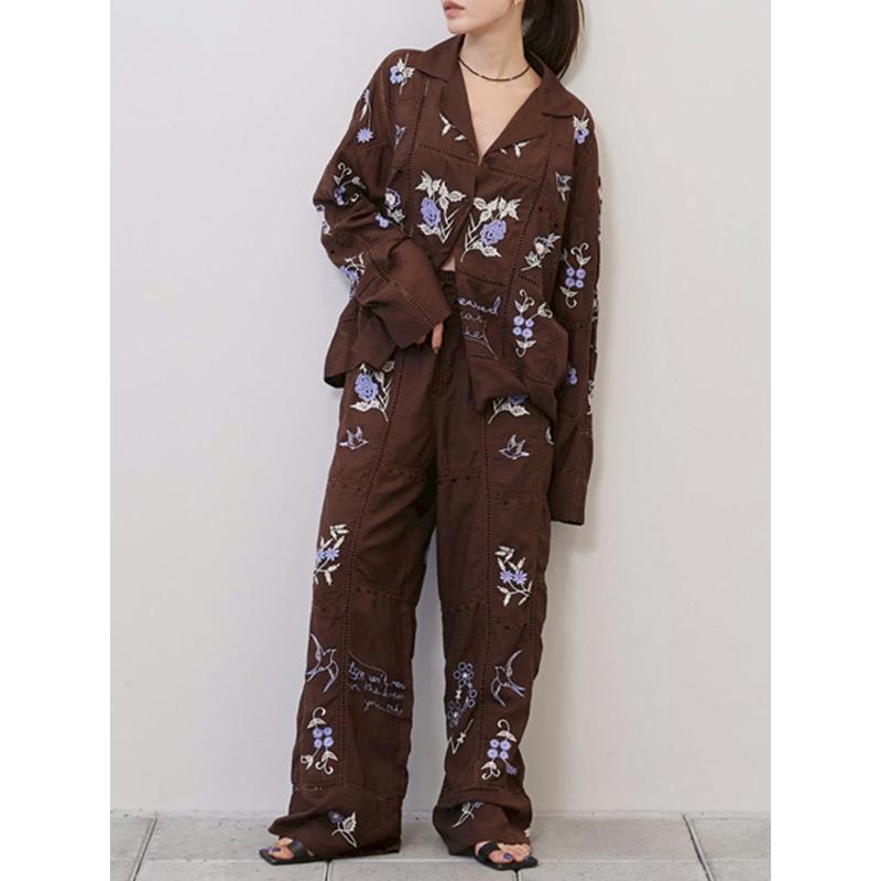 土日も即日発送/TODAYFUL トゥデイフル Embroidery Patchwork Shirts 12610428  2026春夏 キャンセル返品不可の画像