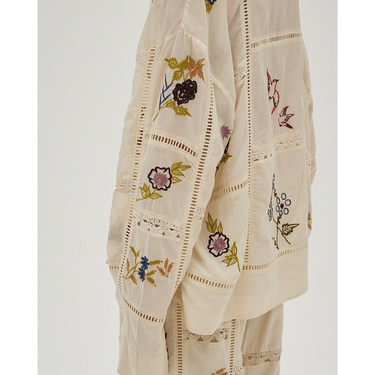 土日も即日発送/TODAYFUL トゥデイフル Embroidery Patchwork Shirts 12610428  2026春夏 キャンセル返品不可の画像