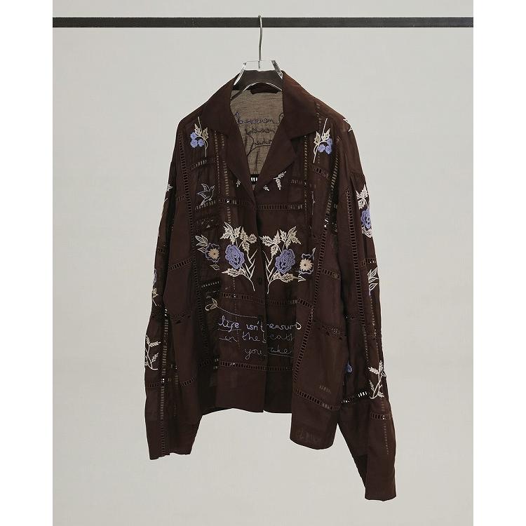 土日も即日発送/TODAYFUL トゥデイフル Embroidery Patchwork Shirts 12610428  2026春夏 キャンセル返品不可の画像