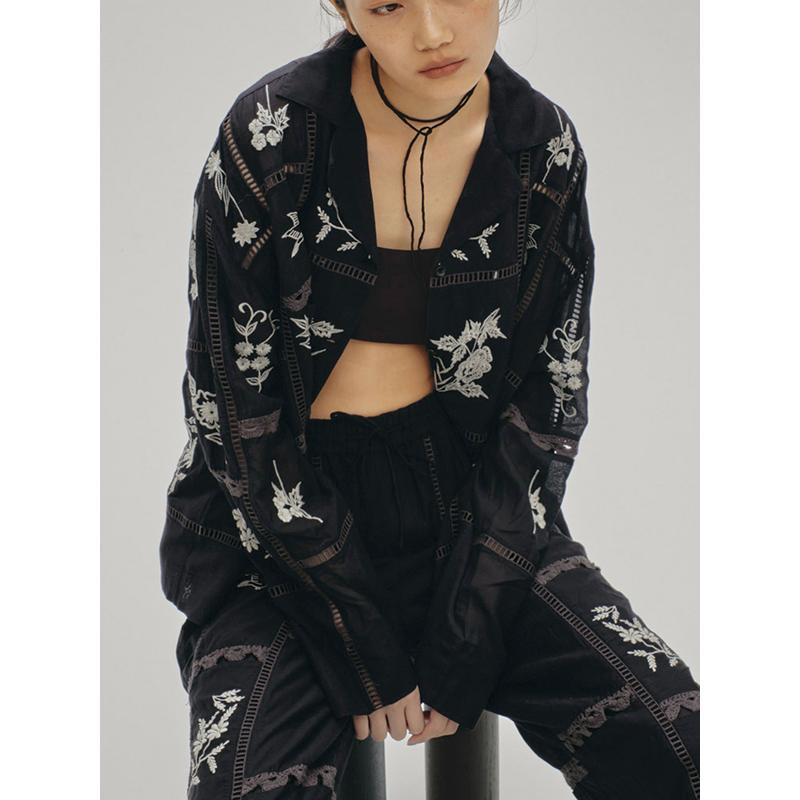 土日も即日発送/TODAYFUL トゥデイフル Embroidery Patchwork Shirts 12610428  2026春夏 キャンセル返品不可の画像