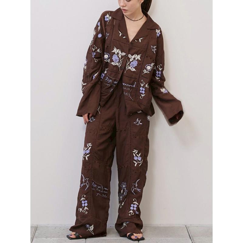 Embroidery Patchwork Trousers サイズ38 TODAYFUL（トゥデイフル）の「TODAYFUL Embroidery Patchwork