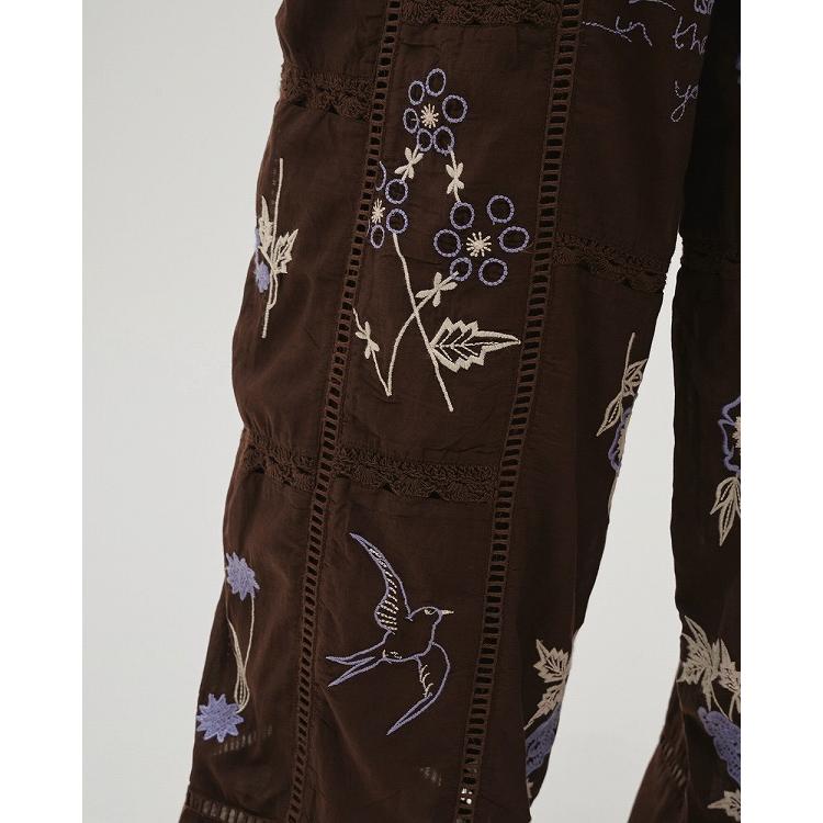 【本日限定価格】TODAYFUL Patchwork Trousers TODAYFUL TODAYFUL(トゥデイフル）Embroidery Patchwork
