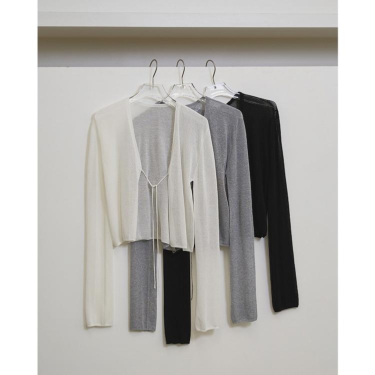 TODAYFULトゥデイフル　シアーカーディガン　ノースリーブ 　ホワイト TODAYFUL 【SOLD OUT】TODAYFUL トゥデイフル Compact Sheer