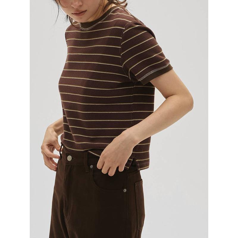 TODAYFUL 【SOLD OUT】TODAYFUL トゥデイフル Border Ringer Tee