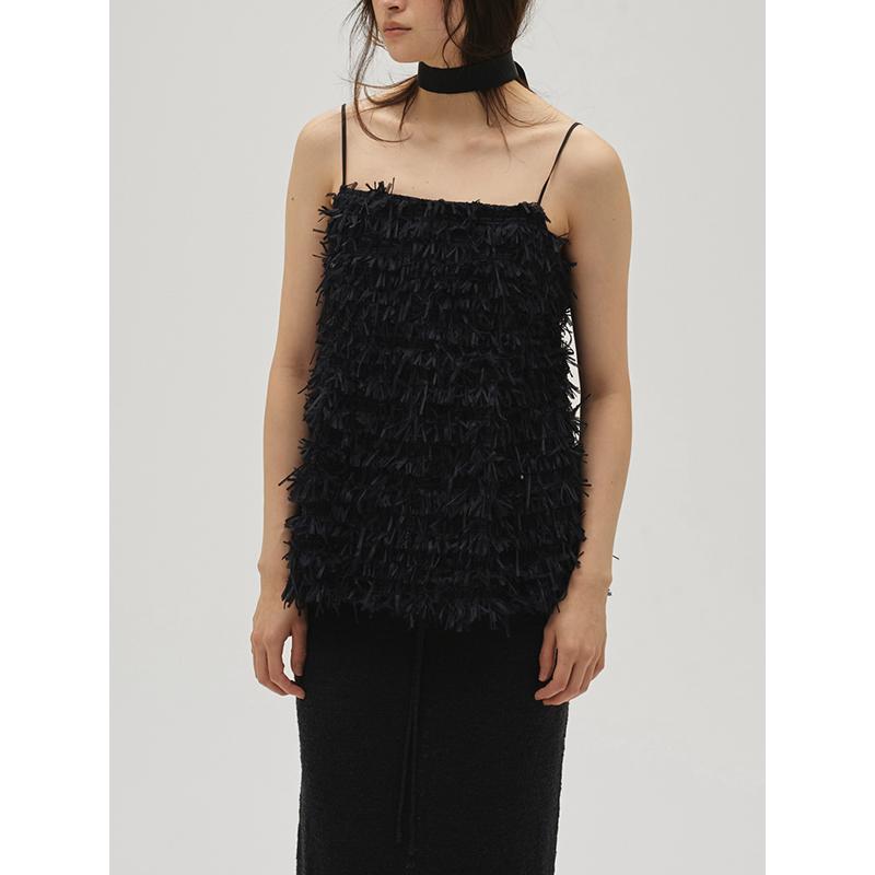 TODAYFUL 即日発送/TODAYFUL トゥデイフル Tapeyarn Jacquard Camisole