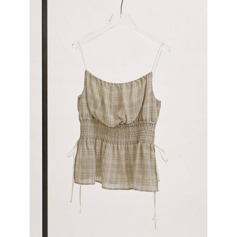 TODAYFUL 即日発送/TODAYFUL トゥデイフル Check Jacquard Camisole