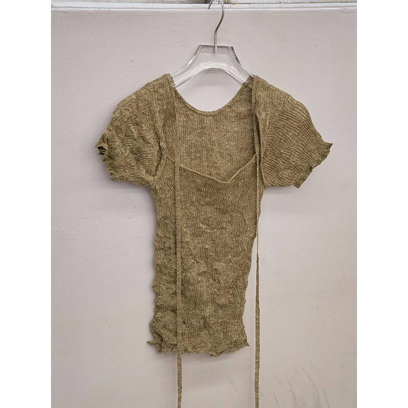 TODAYFUL 即日発送/TODAYFUL トゥデイフル 2way Sheer Knittops