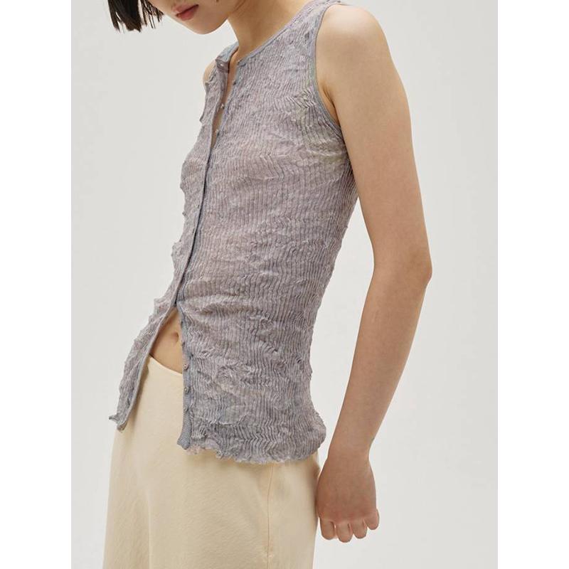 TODAYFUL 土日も即日発送/TODAYFUL トゥデイフル 2way Sheer Knitvest