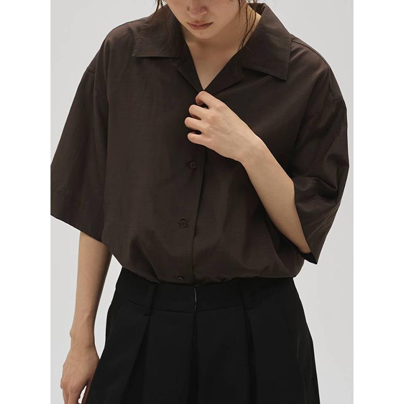 TODAYFUL 【SOLD OUT】TODAYFUL トゥデイフル Silky Halfsleeve Shirts
