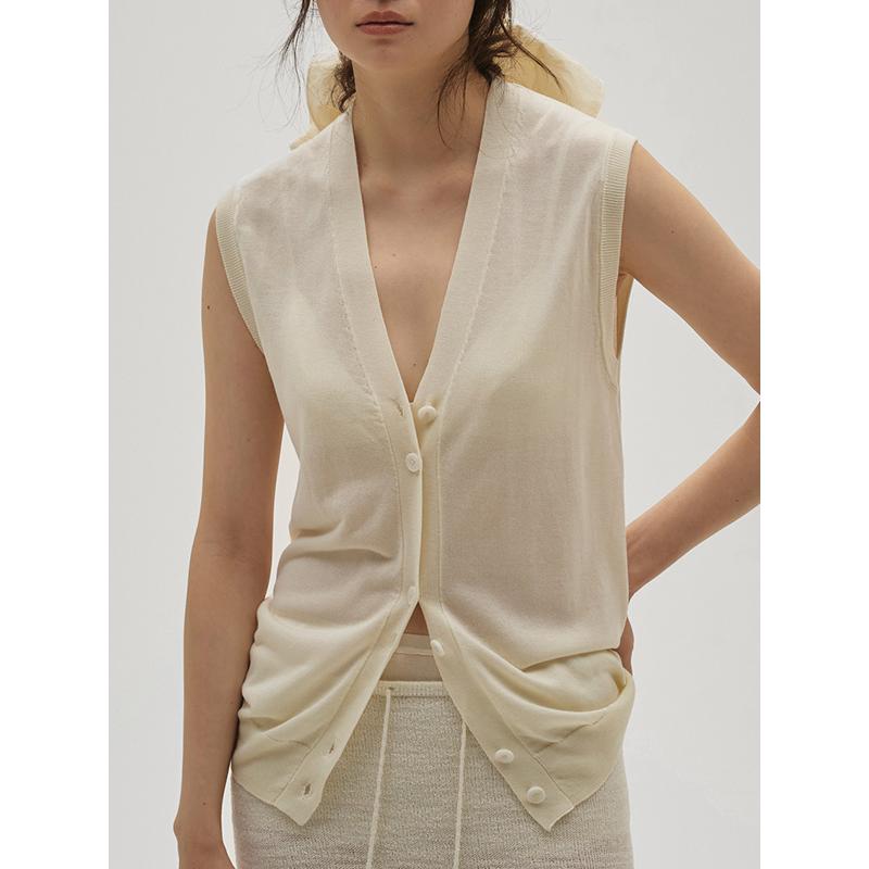 TODAYFUL 即日発送/TODAYFUL トゥデイフル Tencelsilk Knit Vest