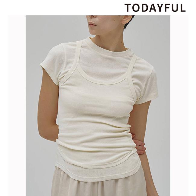 TODAYFUL 【SOLD OUT】TODAYFUL トゥデイフル Soft Fraice T-shirts
