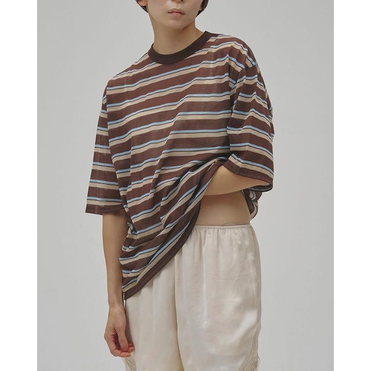 【新品未使用】Todayful トゥディフル　Panel Line Shirts TODAYFUL 予約商品/TODAYFUL トゥデイフル Sheer Border T-shirt