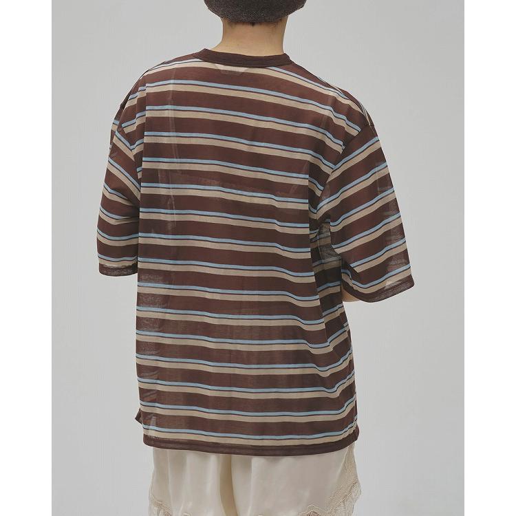TODAYFUL 予約商品/TODAYFUL トゥデイフル Sheer Border T-shirt
