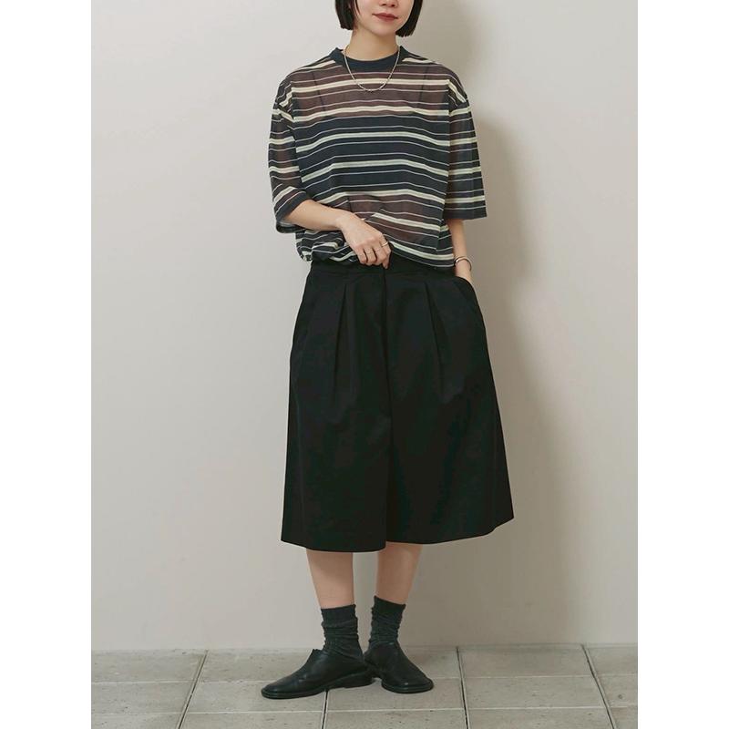 TODAYFUL 【SOLD OUT】TODAYFUL トゥデイフル Sheer Border T-shirt