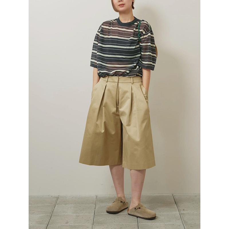 TODAYFUL 【SOLD OUT】TODAYFUL トゥデイフル Sheer Border T-shirt