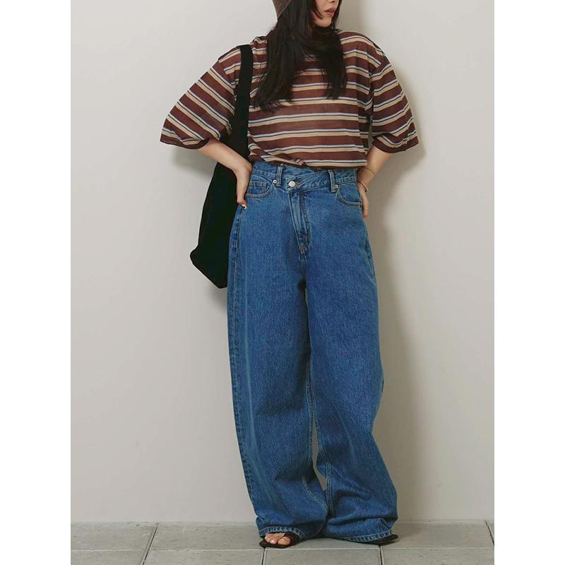 【新品未使用】Todayful トゥディフル　Panel Line Shirts TODAYFUL 予約商品/TODAYFUL トゥデイフル Sheer Border T-shirt