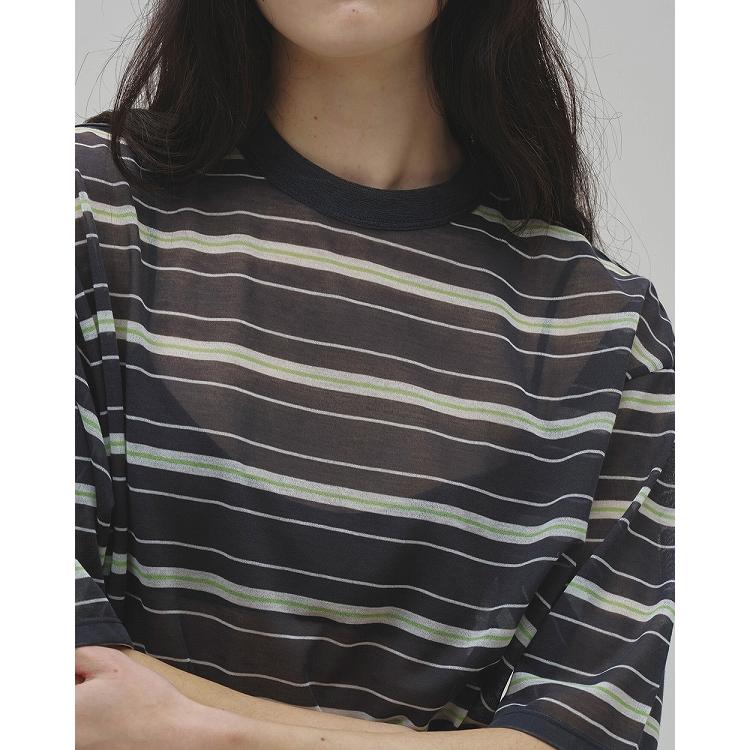 TODAYFUL 予約商品/TODAYFUL トゥデイフル Sheer Border T-shirt