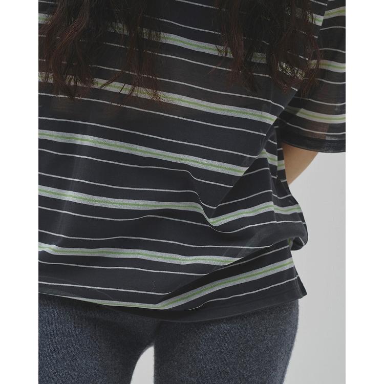 TODAYFUL 【SOLD OUT】TODAYFUL トゥデイフル Sheer Border T-shirt