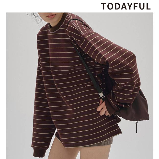 TODAYFUL 予約商品/TODAYFUL トゥデイフル Border Long T-shirts