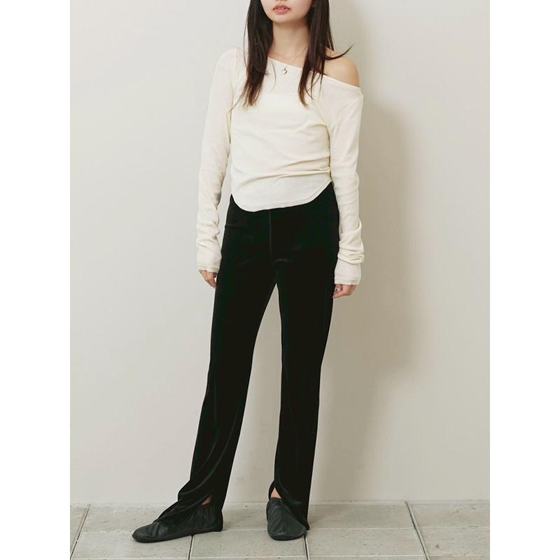 パンツ TODAYFUL Velour Slit Leggings TODAYFUL 予約商品/TODAYFUL トゥデイフル Velour Slit Leggings